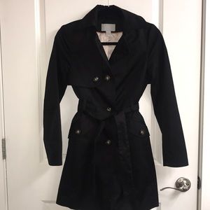 Like new H&M black trench coat